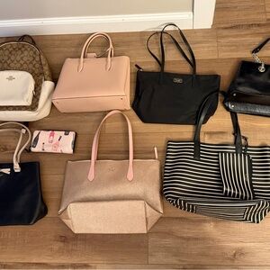 Kate Spade Purse Collection (1 Coach Bookbag)